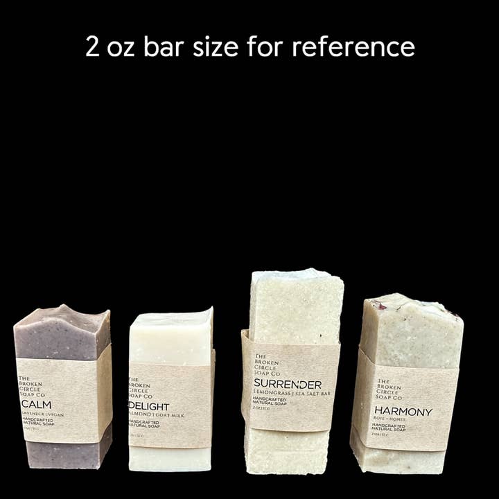 The Broken Circle Soap Co - Wholesale Bar Soap - Harmony (Rose & Sandalwood) | Vegan Soap4