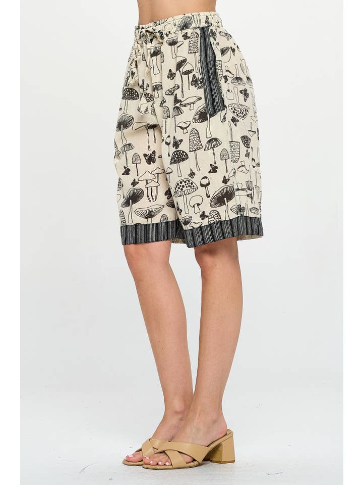 Kathmandu Imports - Wholesale Shorts - Women's - Unisex Mushroom Shorts (KT-1428)