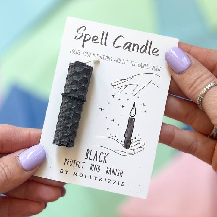 by Molly&Izzie - Wholesale Pillar Candle - Spell Candle - Black0