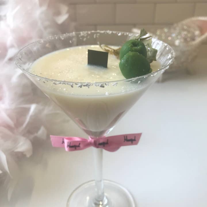 Soy Candle Milk Martini for wholesale by Honeycat Cosmetics