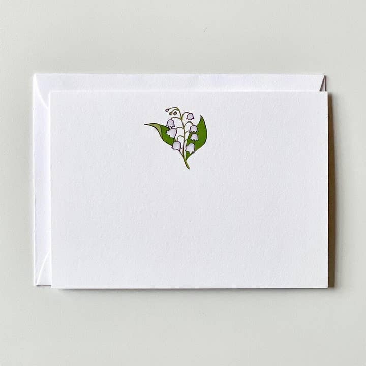 Lilly of Valley - Gift Enclosures for wholesale by Georgetown Paperie
