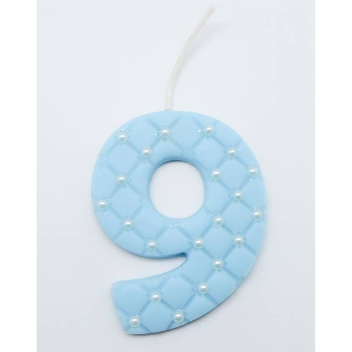 Atiladecor, Artesanato Lda - Wholesale Cake/Cupcake Topper - Cake Top In Shape “No. 9" With Pavio 8Cm U.V. 3Und.