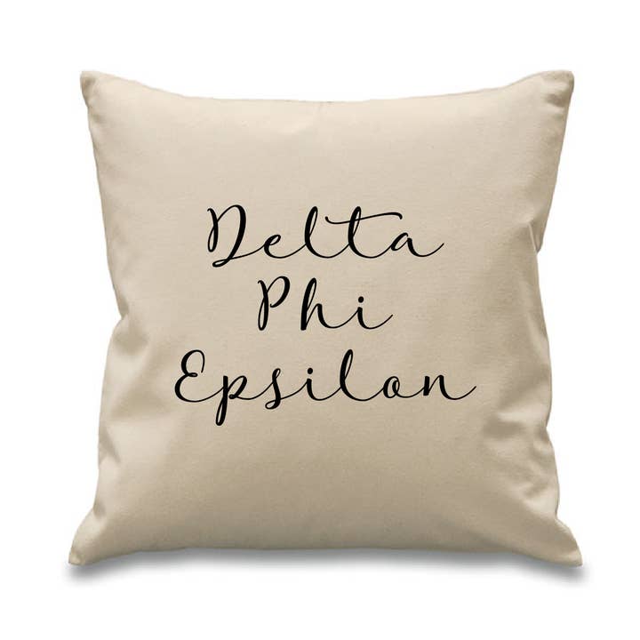 Sorority // Cursive Pillow for wholesale by Simply Sisters