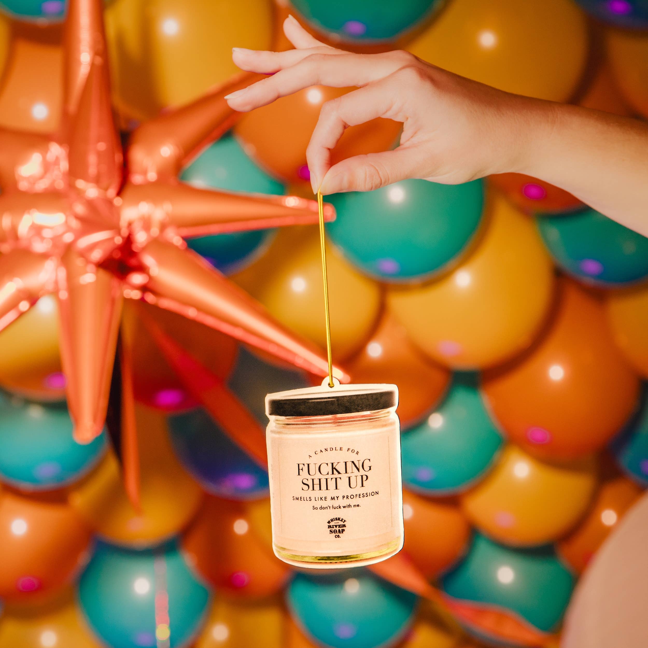 Whiskey River Soap Co. - Wholesale Car Freshener - Unisex - Fucking Shit Up WTF Air Freshener | Funny Car Air Freshener1