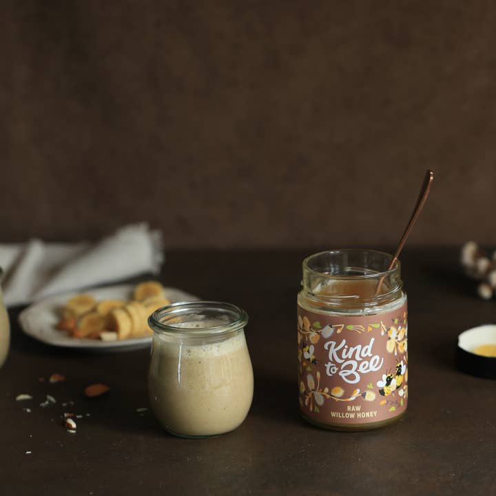 Kind to Bee - Wholesale Honey - Raw Willow Honey, Cruelty-Free, Monofloral, glass jar3