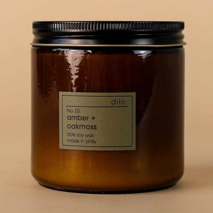 No. 02 - Candela ambrata e muschio di quercia, 3 misure per la vendita all'ingrosso da parte di dilo