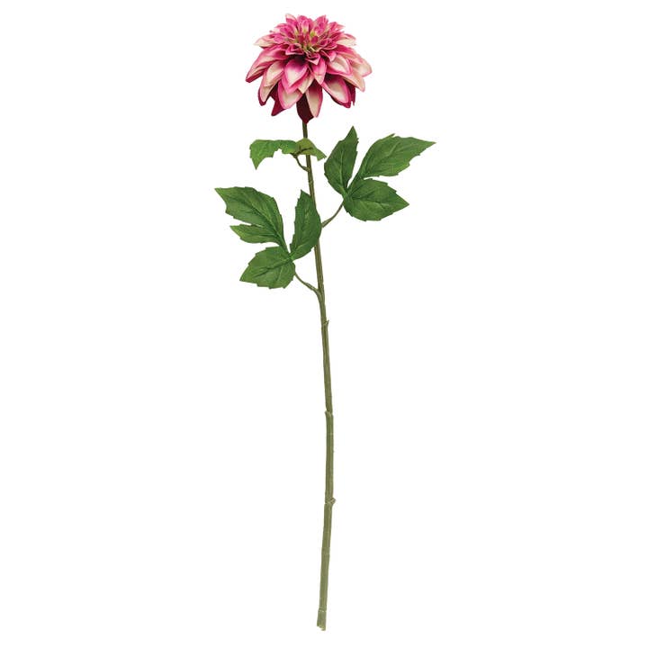 Col House Designs - Wholesale Artificial flowers - Hot Pink Dahlia Stem - 24.5"