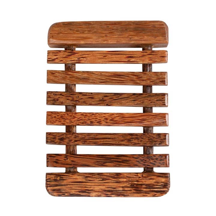 Coconut Wood Soap Dish* for wholesale by Ten Thousand Villages