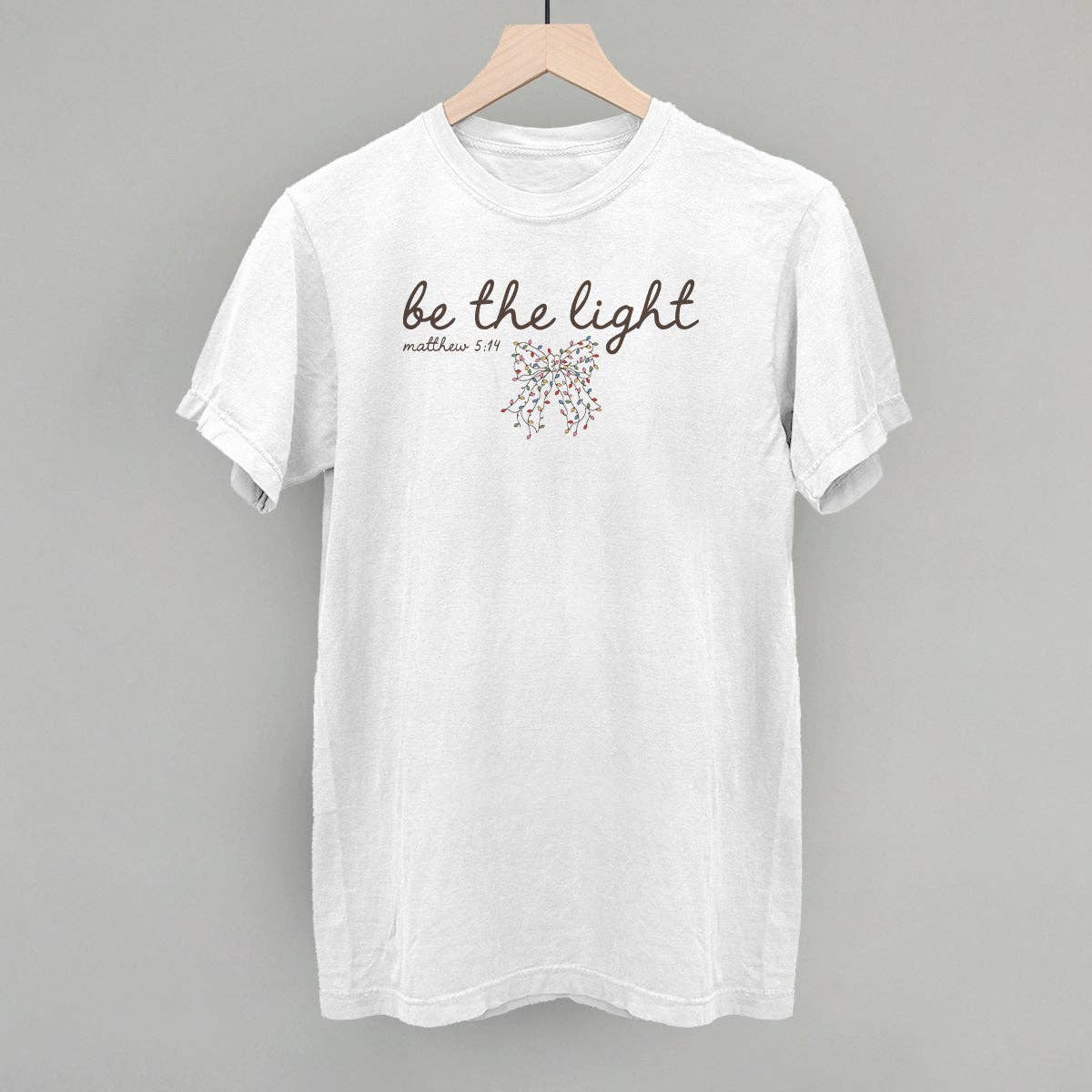 Ivy + Cloth - Wholesale Screen Printed T-Shirt - Women's - Be The Light Bow3