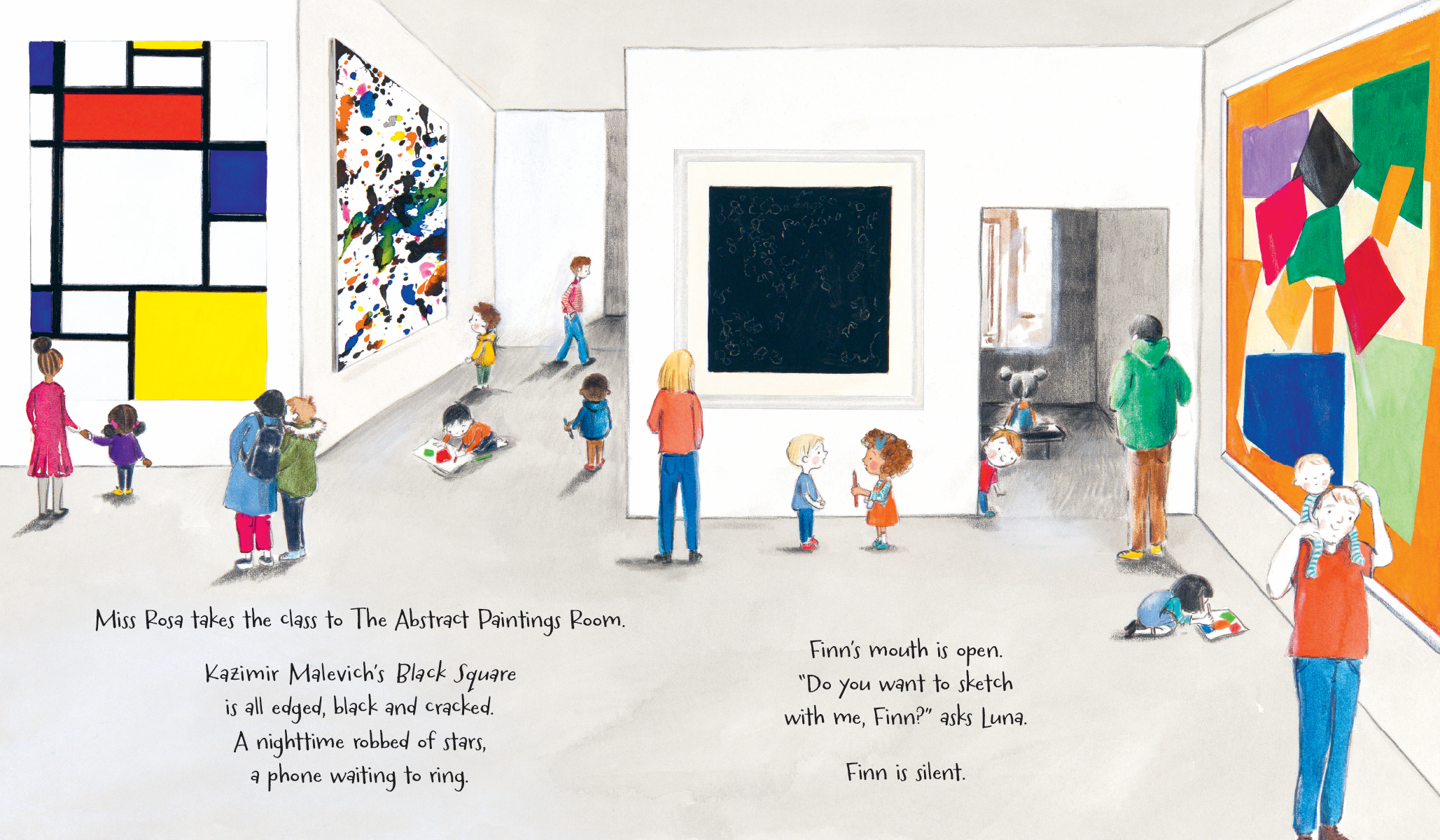 EDC Publishing - Vente Livre pour enfants de maternelle (de 3 à 5 ans) - Luna aime l'art1