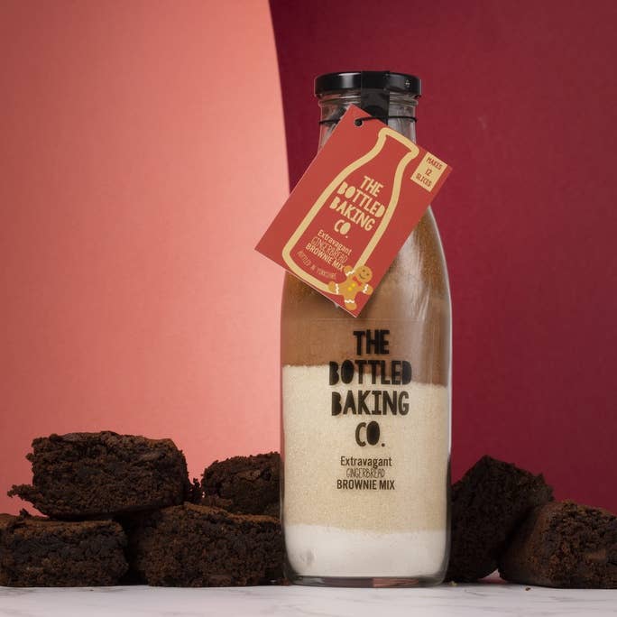 Wholesale Gingerbread Brownie Baking Mix in a Bottle 750ml for your