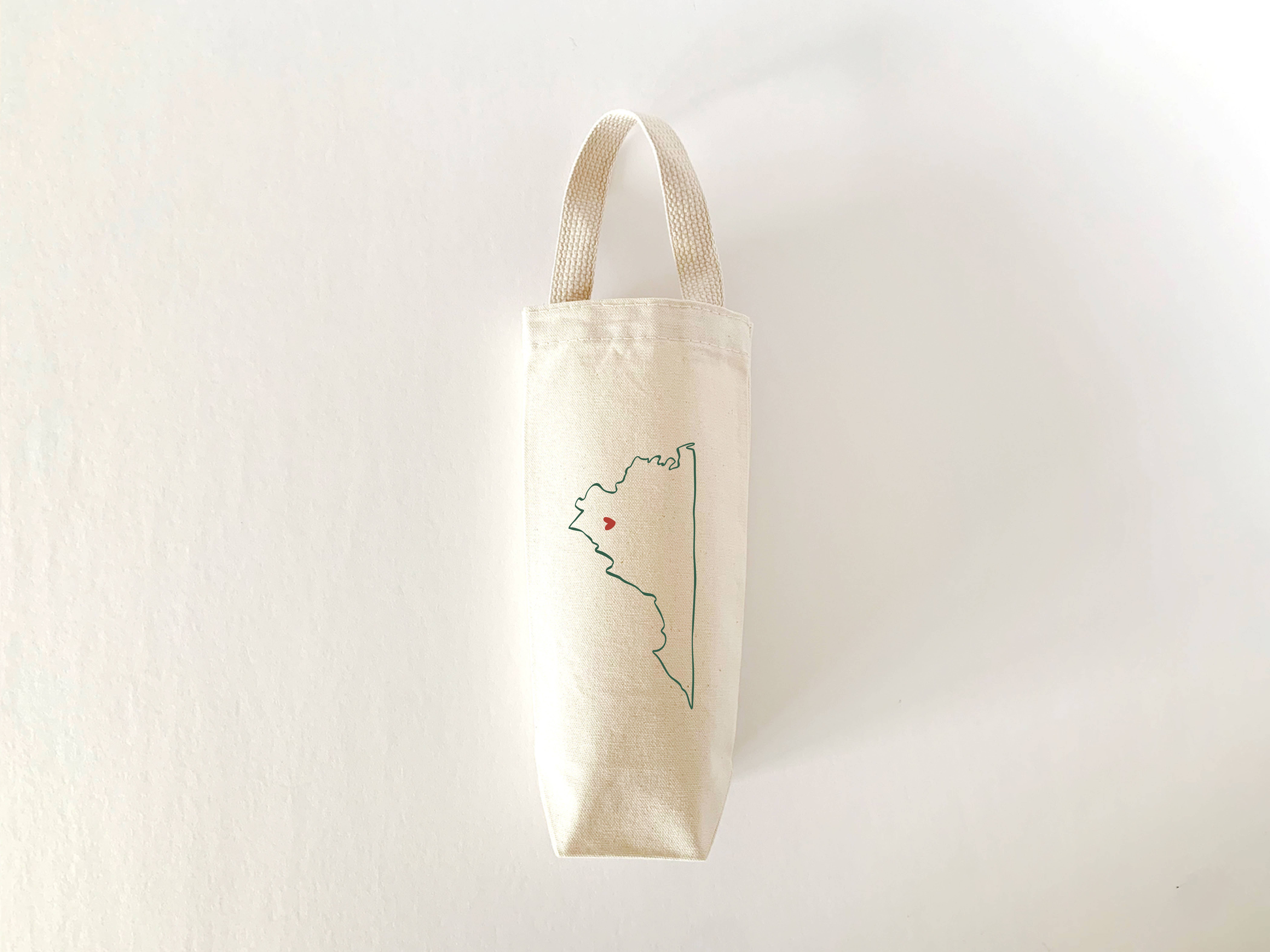 MEGranger Totes – wholesale Wine tote – State/Country Outline Wine Tote Bag: Personalized Tote Bags 4