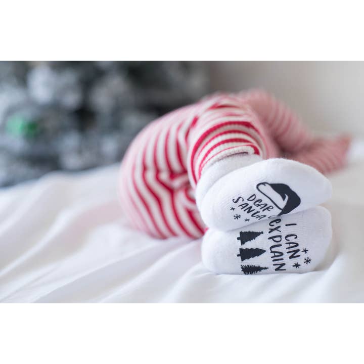 Dorothy’s Reason - Wholesale Socks - Baby - Dear Santa I Can Explain Christmas Socks | Baby Items