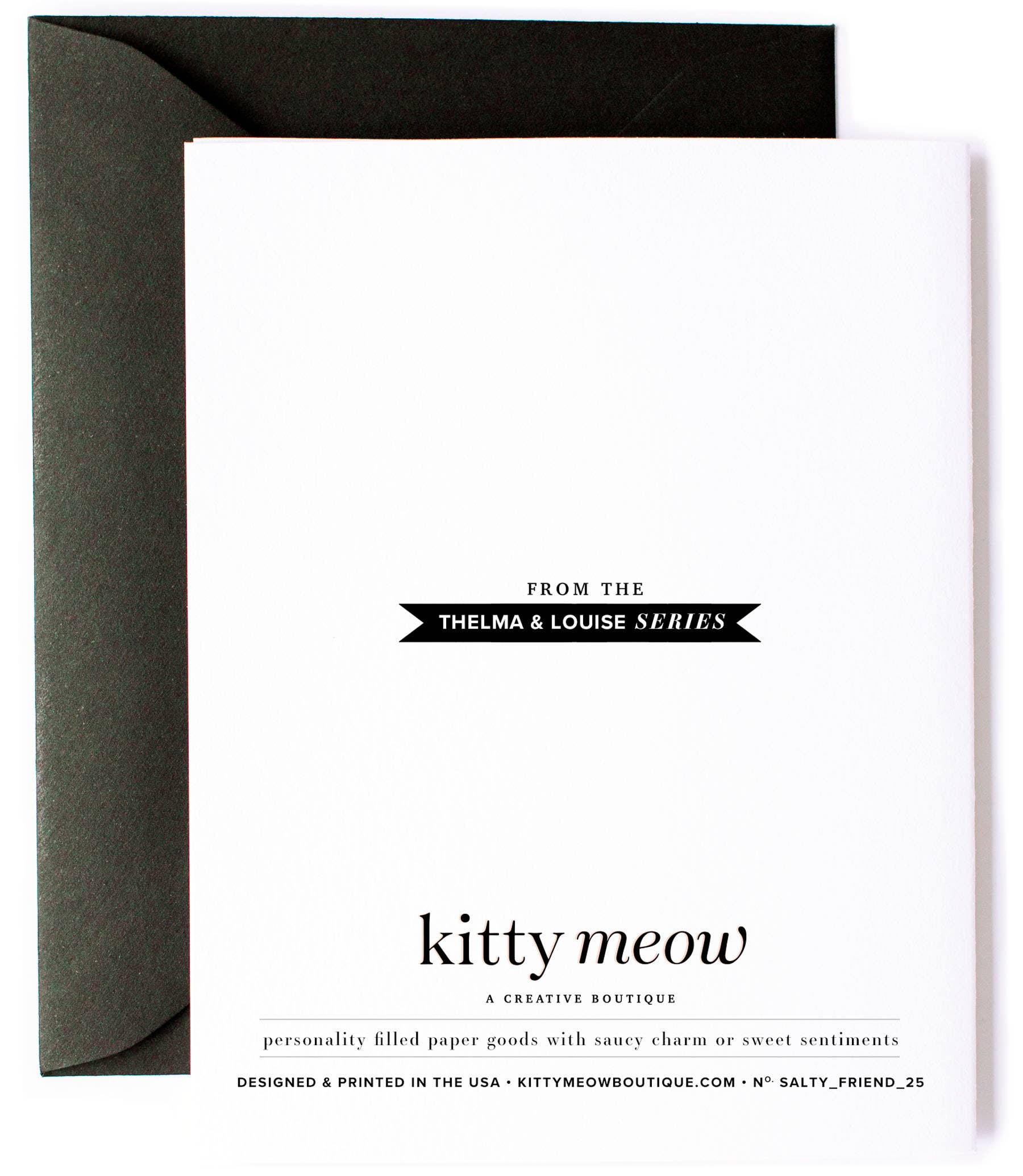 Kitty Meow Boutique - Wholesale Thank You Card - Ride or Die Funny Thank You Card, Friendship Greeting Card2