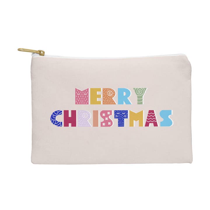 Showmemars MERRY CHRISTMAS II Pouch for wholesale by Deny Designs