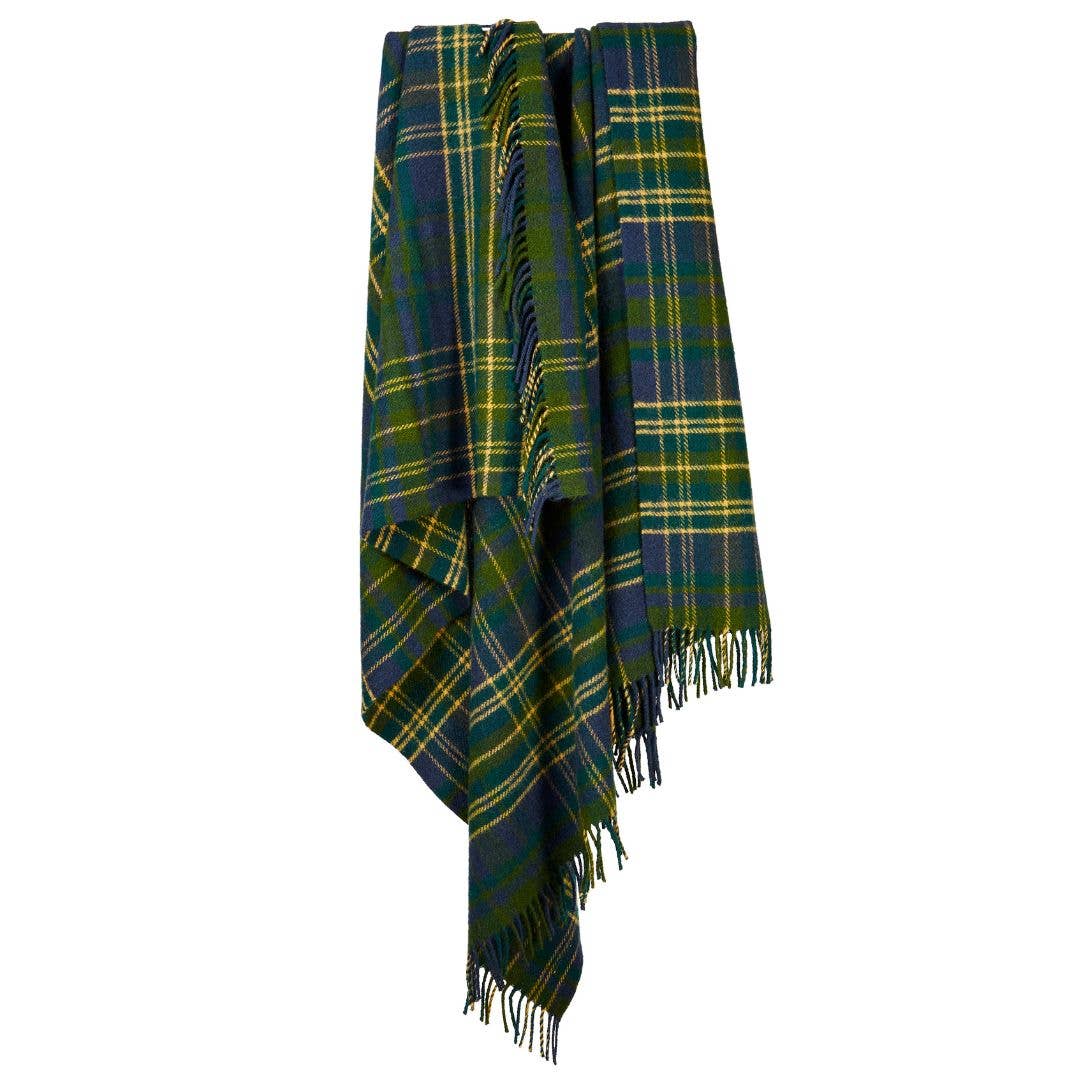 Tweedmill Textiles - Wholesale Throw Blanket - Forest Tartan Pure New Wool Throw 1