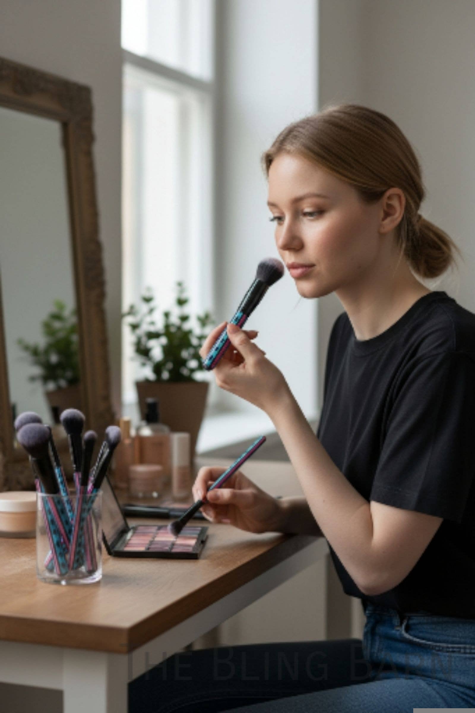 The Bling Barn - Wholesale Makeup Brush Set - Western Glam 10-Piece Makeup Brush Collection1