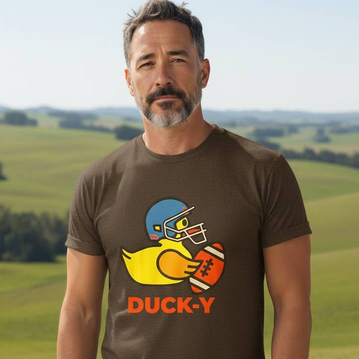 DUCK-Y Football Unisex T-shirt for wholesale by DUCK-Y