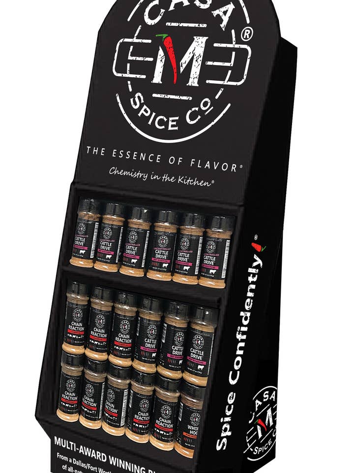 36 Conteggio Display Mittenti per la vendita all'ingrosso da parte di Casa M Spice Co LLC