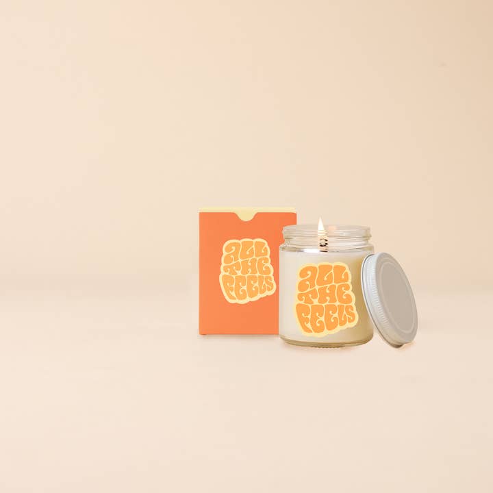 Talking Out of Turn - Wholesale Jar/Filled Candle - Candle Jar w/Lid - Toot Art (Top Sellers!)6