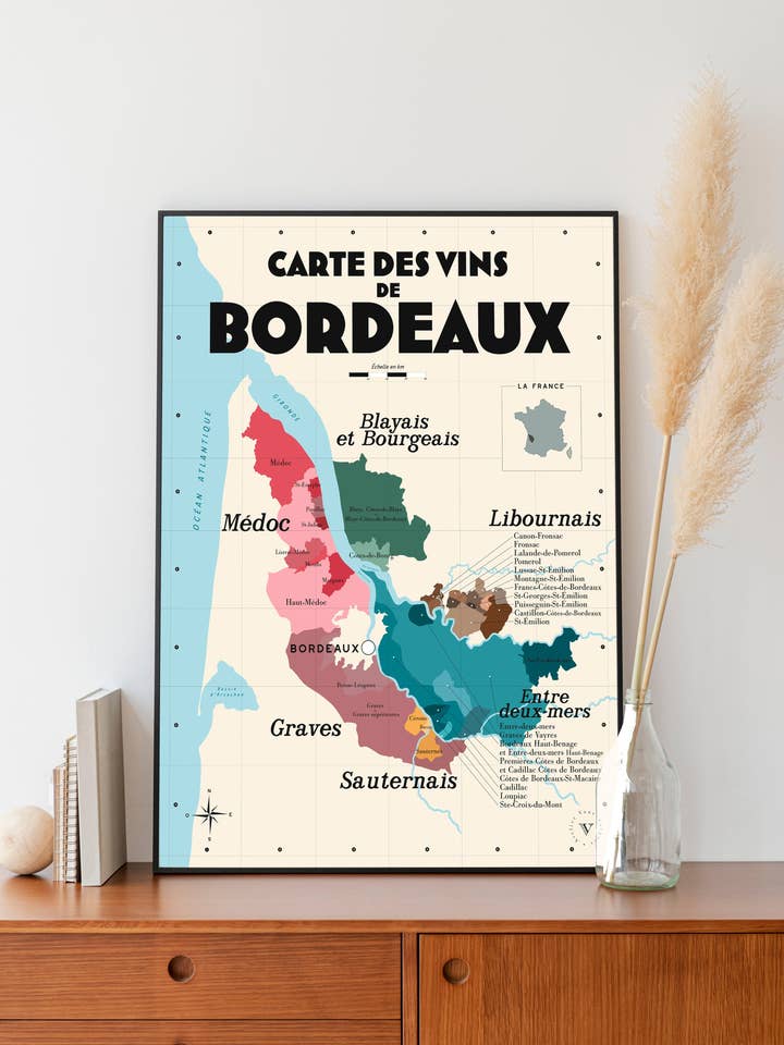 Lista de vinhos de Bordeaux por atacado de Atelier Vauvenargues