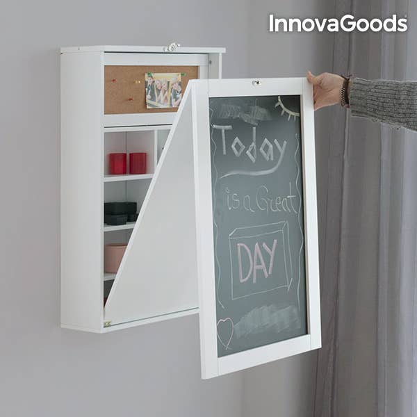 InnovaGoods – wholesale Wall-mounted shelf – InnovaGoods Folding Wall Desk1