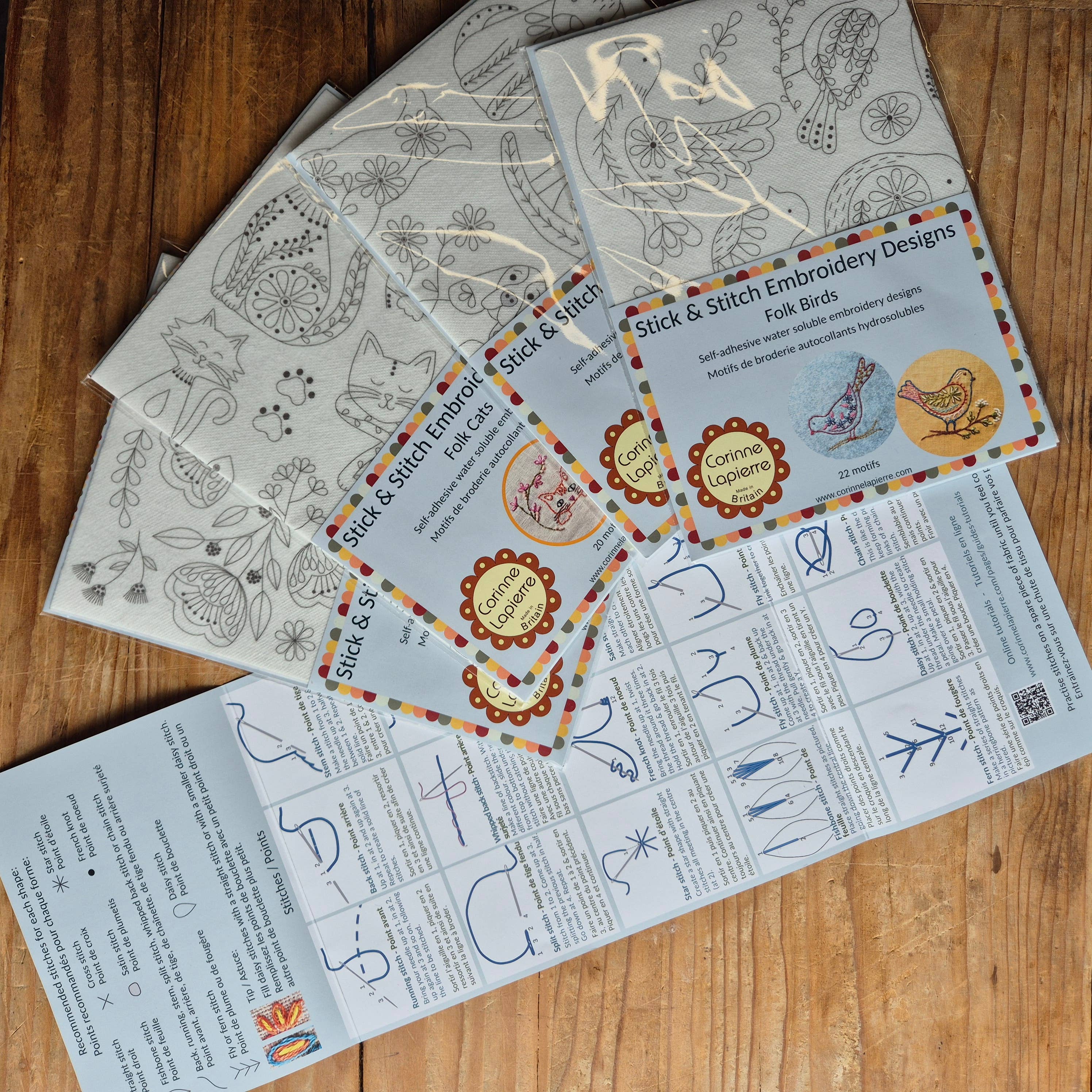 Corinne Lapierre Limited - Wholesale Craft Sewing Kit - Stick and Stitch Embroidery10