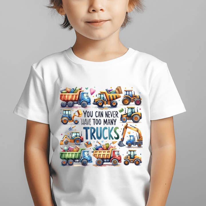 You Can Never Have Too Many Trucks, Boy Loves Trucks Tee for wholesale by AvaryMaeInspirations