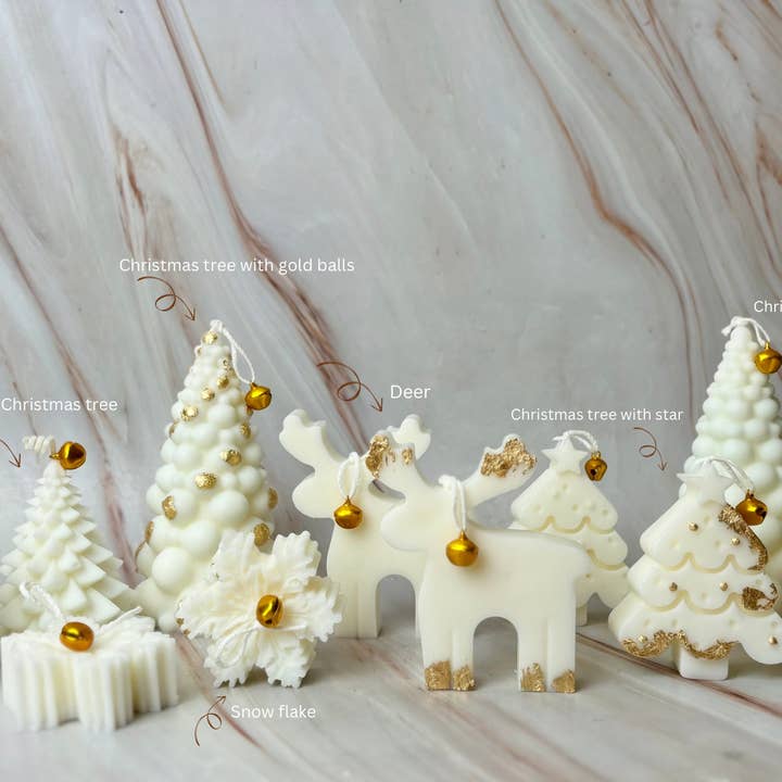 SOULCandle - Wholesale Novelty candle - Gold Christmas collection 1