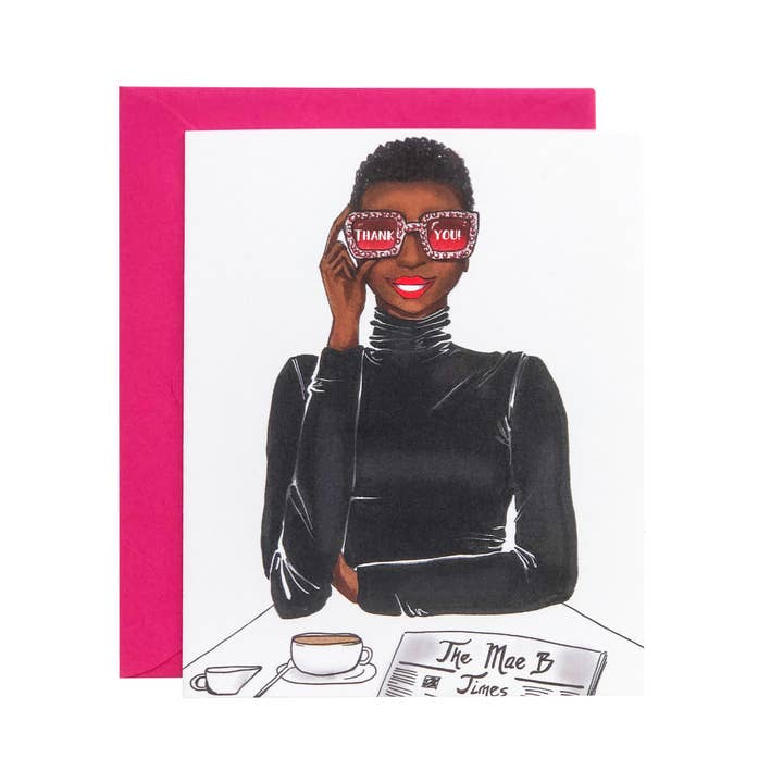 De „Bee Yaz” bedankkaartset van 5 voor wholesale door Mae B.