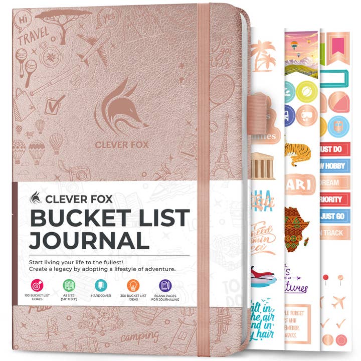 Bucket List Journal for wholesale by Clever Fox Planners