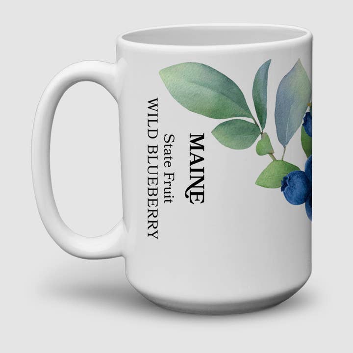 MCSouvenir & Gift | Maryland China - Wholesale Coffee Mug - Maine State Fruit | Wild Blueberry Mugs1