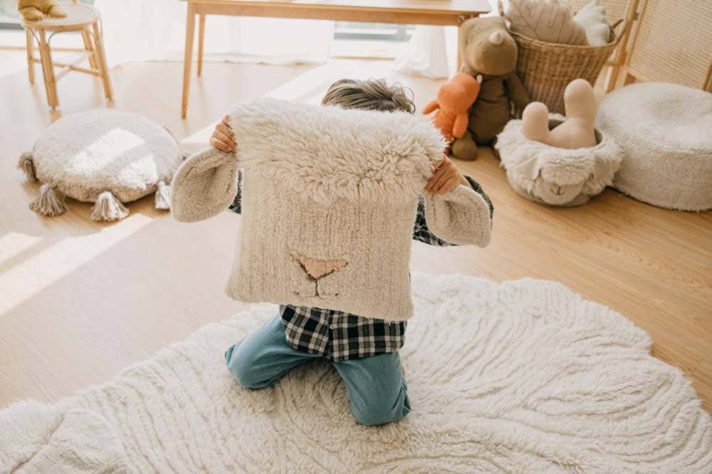 Lorena Canals - Wholesale Pillow/Cushion - Kids & Baby - Woolable Cushion Pink Nose Sheep5