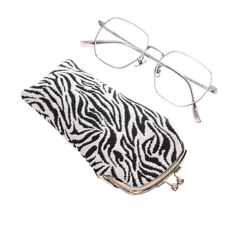 SignareArt - Wholesale Eyewear Cases & Holders - Women's - GPCH-ZEBRA | Zebra Glasses Pouch