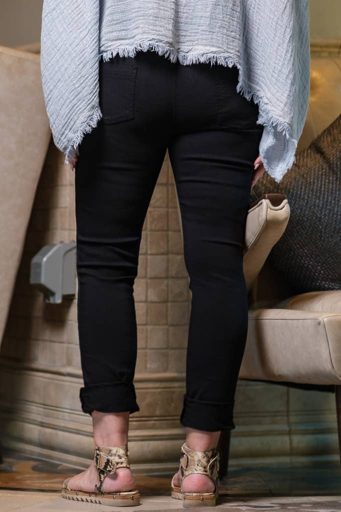 TINA Stephens Italy/Tees By Tina - Vendita all'ingrosso Pantalone - Donna - Pantaloni da smoking a righe in raso Kendyl (PL136)31