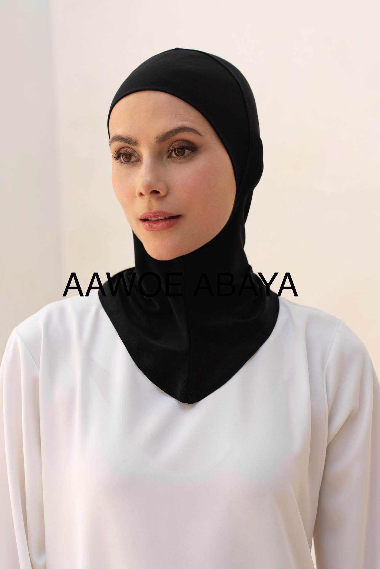 Aawoe Abaya – wholesale Hijab - Dam – Elegant hijabmössa med kaffekant - 228837