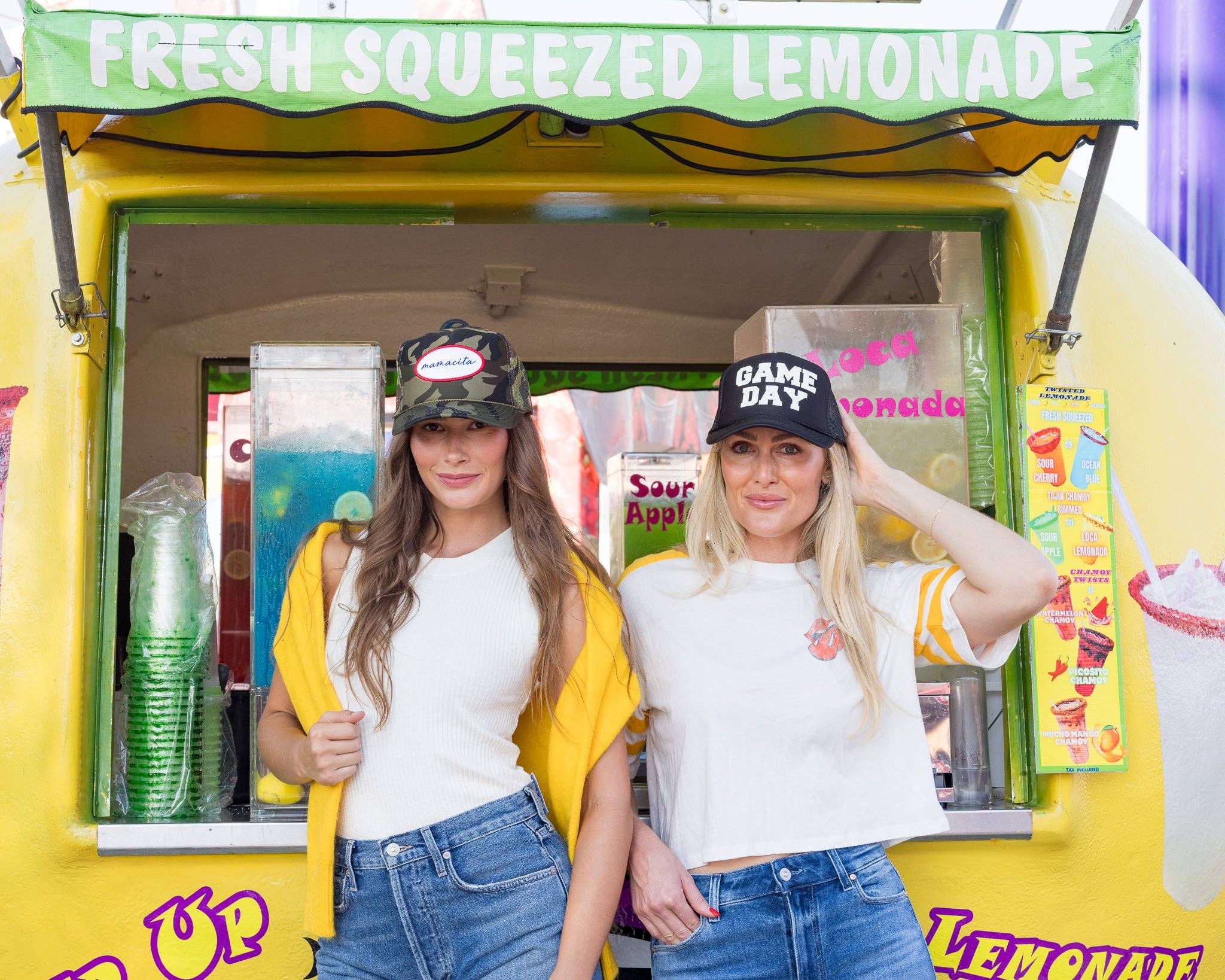 Game Day Trucker Hat in Black for wholesale on Faire1