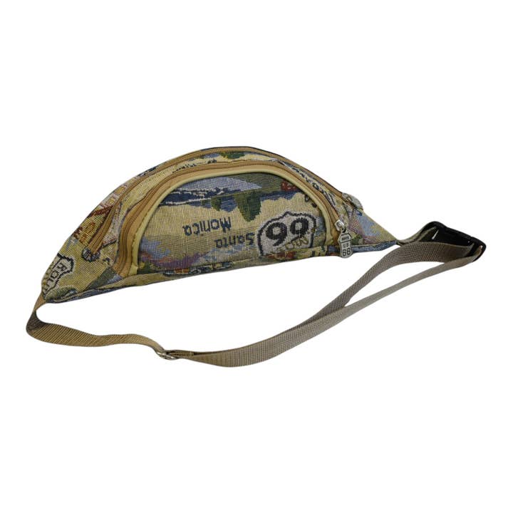 Dony Corp - Wholesale Belt Bag - Unisex - Route 66 Vintage Waist Bag