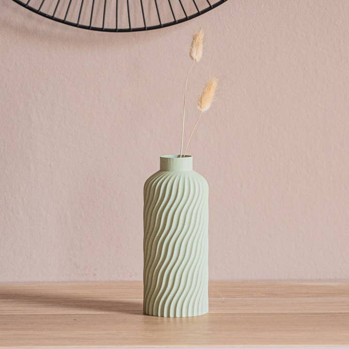 Vaso design Oceano para flores secas - (15cm, 23cm, 31cm) por atacado de FILAMENT