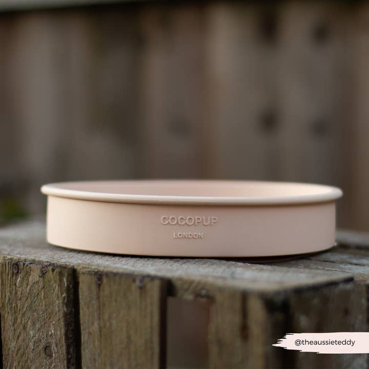 Cocopup London - Wholesale Pet bowl – Cat/dog - Silicone Slow Feed Dog Bowl - Baby Pink Flowers11