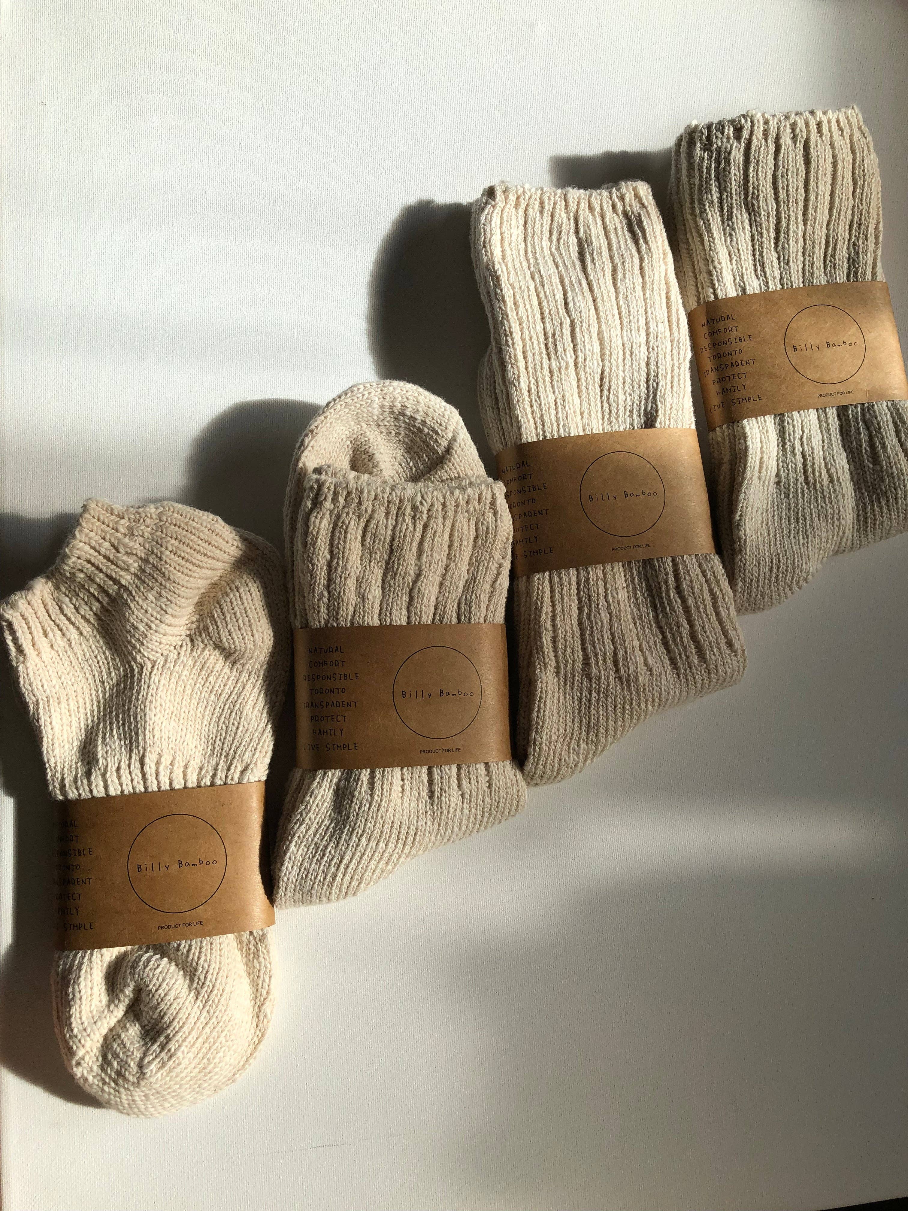 Billy Bamboo - Wholesale Socks - Unisex - SLUB COTTON SOCKS1