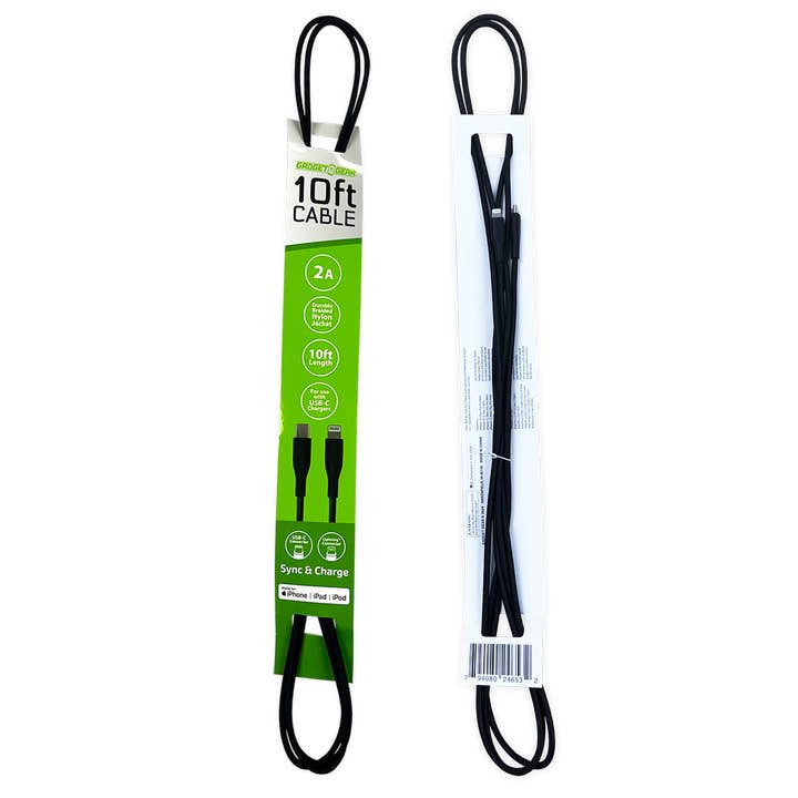 Gadget Gear - Wholesale Charging Cable - Charging Cable USB-C to Lightning 10 ft- 6/Pack