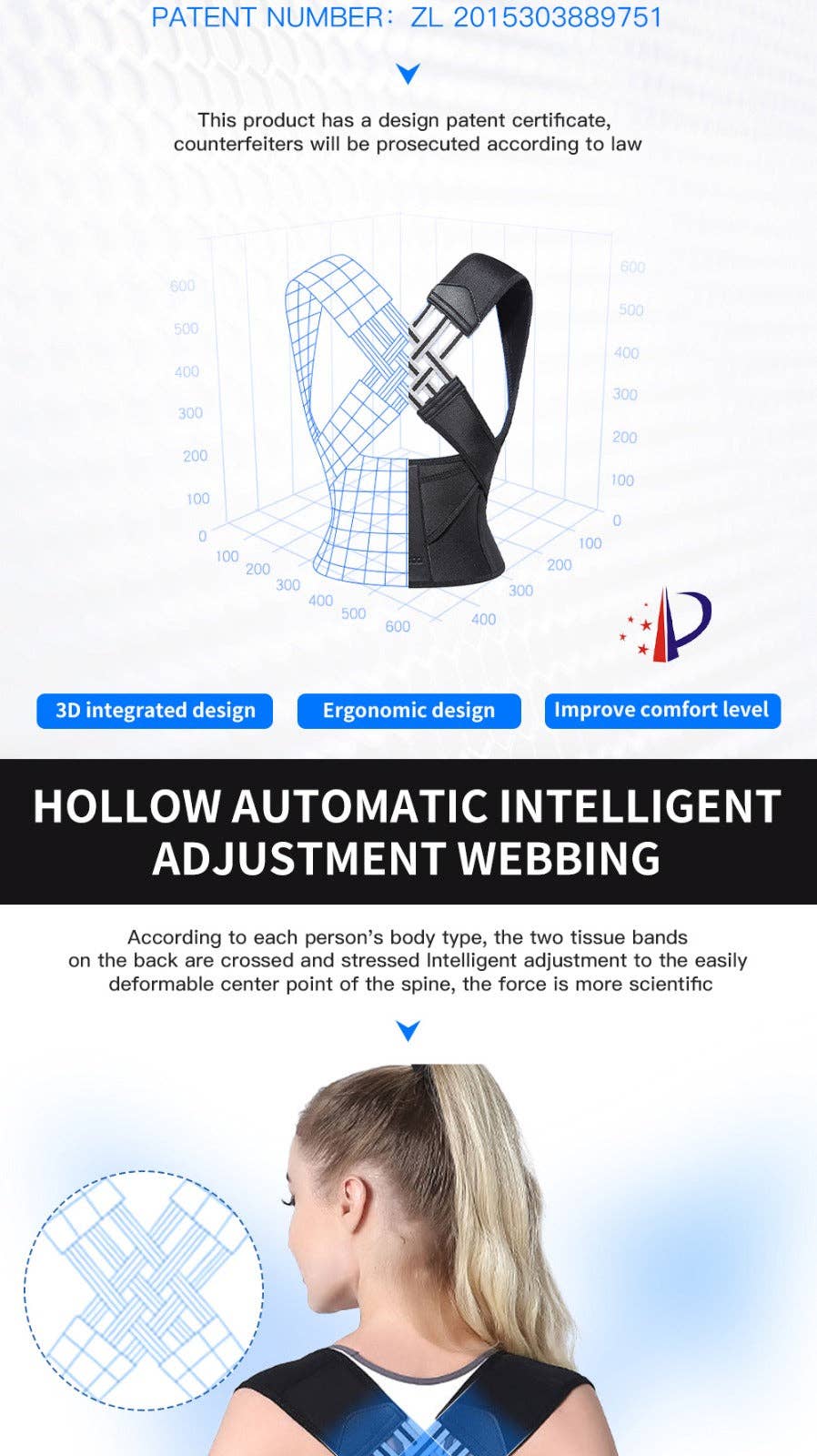 VIGOR - Wholesale Fitnessapparatuur - Houdingscorrector voor rug-, schouder- en rugondersteuning voor dames en heren38