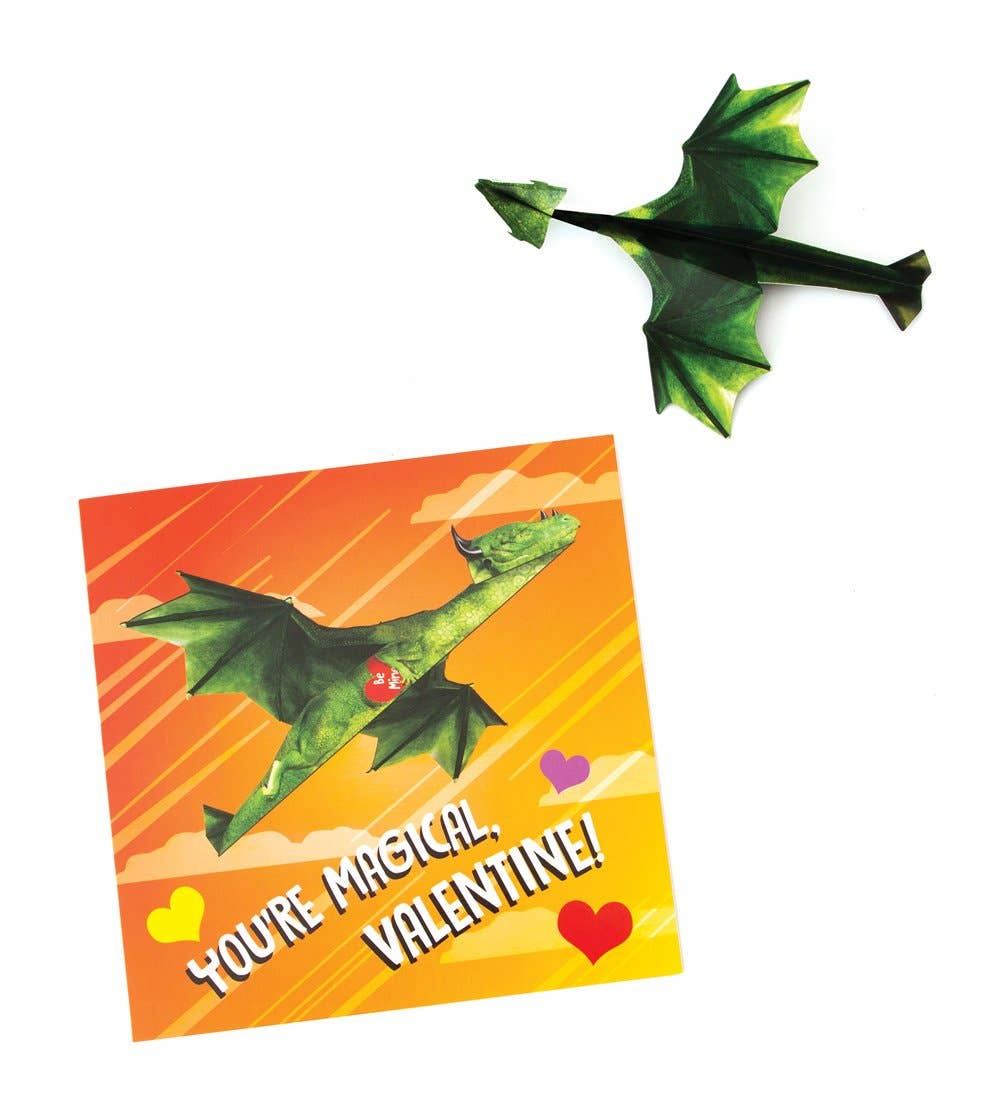 Paper House Productions - Wholesale Valentine's Day Card - Flying Dragons Valentines1