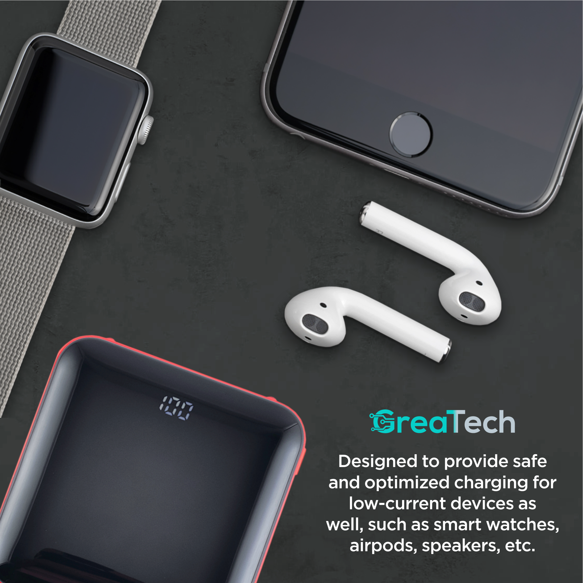 GreaTech - Wholesale Portable Charger - GreaTech Premium Portable Charger Power Bank. Luxury Gift10