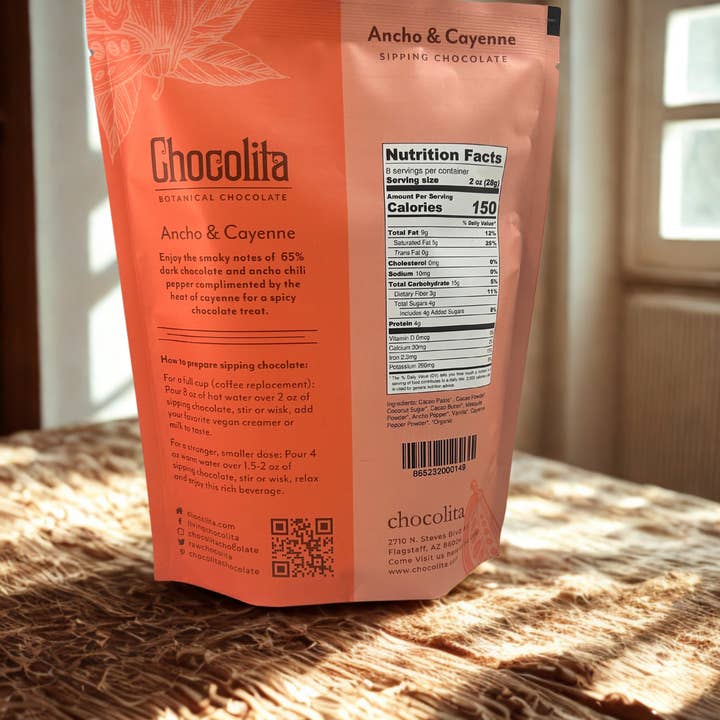 Chocolita - Wholesale Hot Cocoa Mix/Kit - Ancho & Cayenne Cacao drinking chocolate1