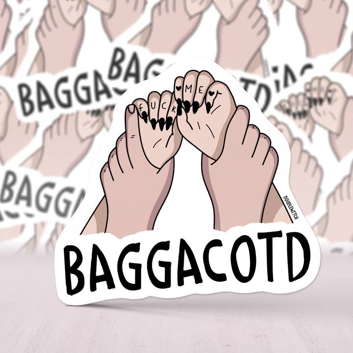 BAGGACOTD, autocollants Smut, autocollants livresque, livre d'amour pour la vente par DoodleWitch