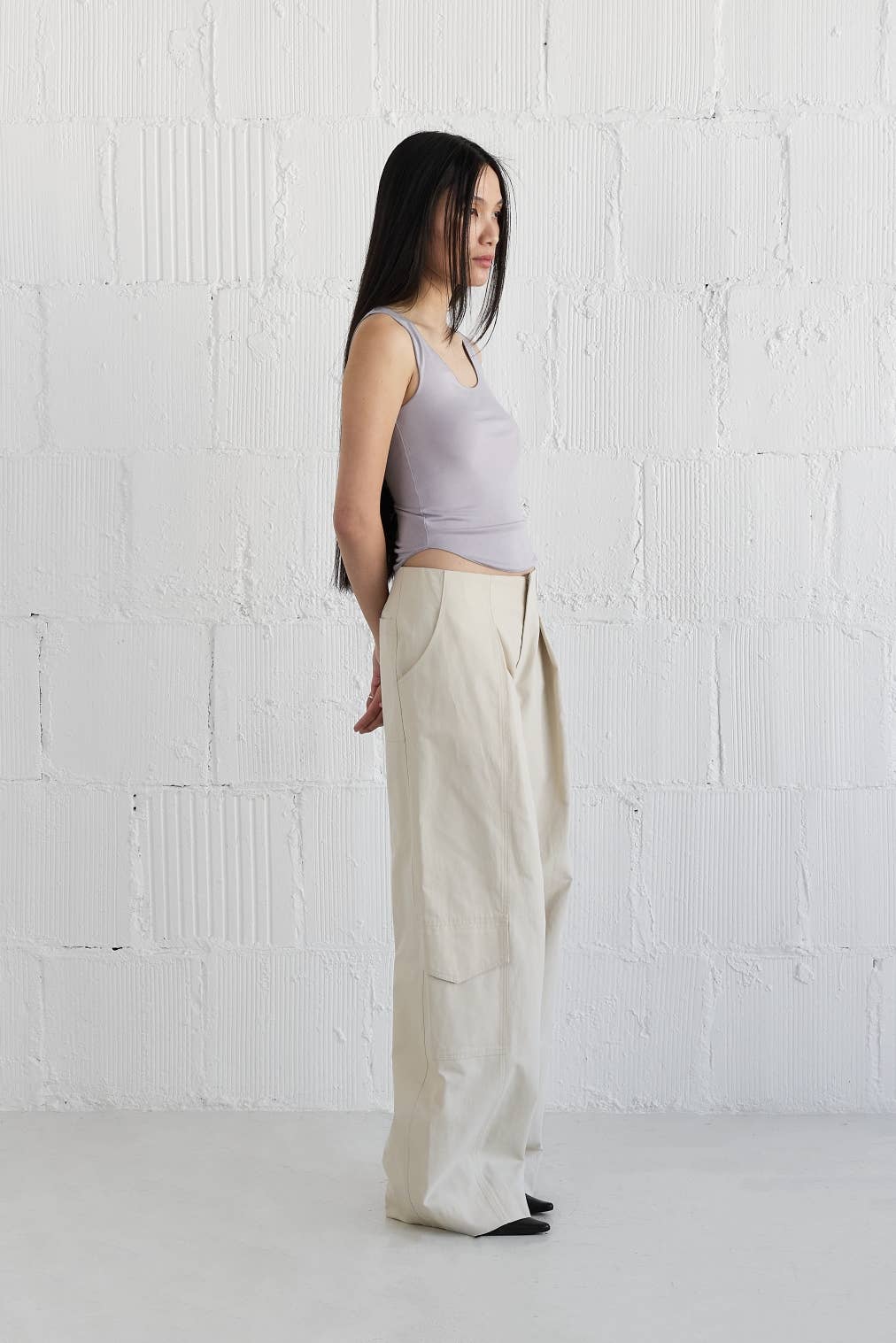 MOD REF - Wholesale Pants - Women's - The Hansen Pants | Wide Leg Utility Pants8