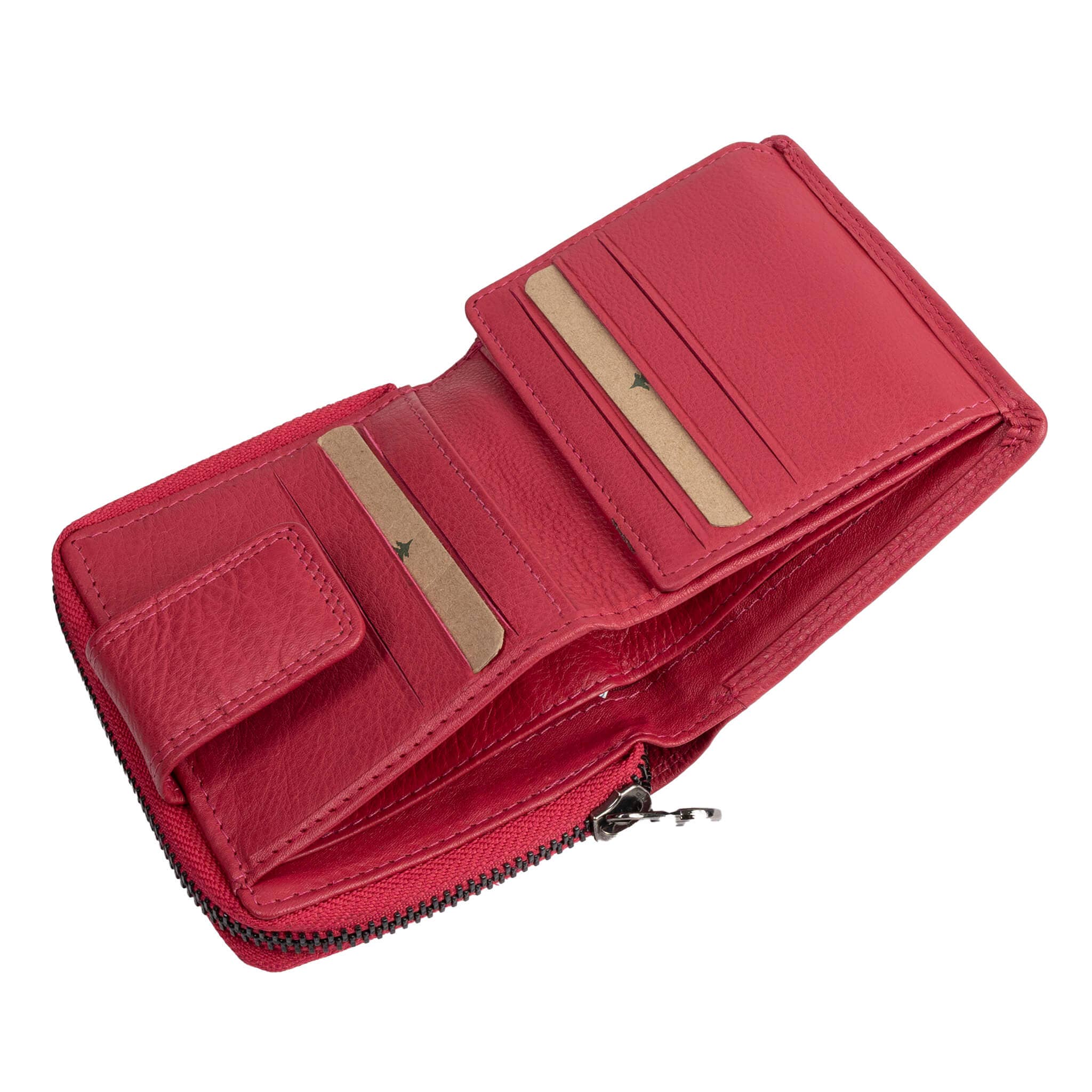 Greenwood - Wholesale Wallet - Unisex - Akiro women's small leather wallet with zip pocket8