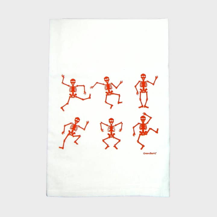 Green Bee Tea Towels - Wholesale Tea Towel - Skeleton Dish Towel | Tea Towels | Flour Sack Dish Towels14
